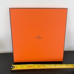 Hermes Orange Scarf Box